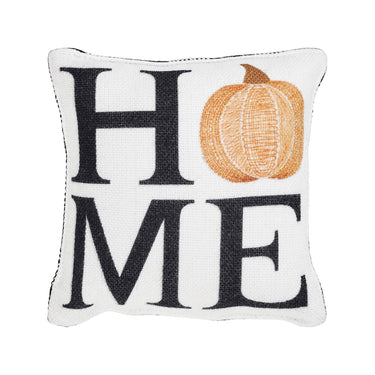 Annie Black Check Home Pumpkin Pillow 6x6 - The Fox Decor